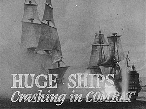 Huge ships. Crashing in combat.